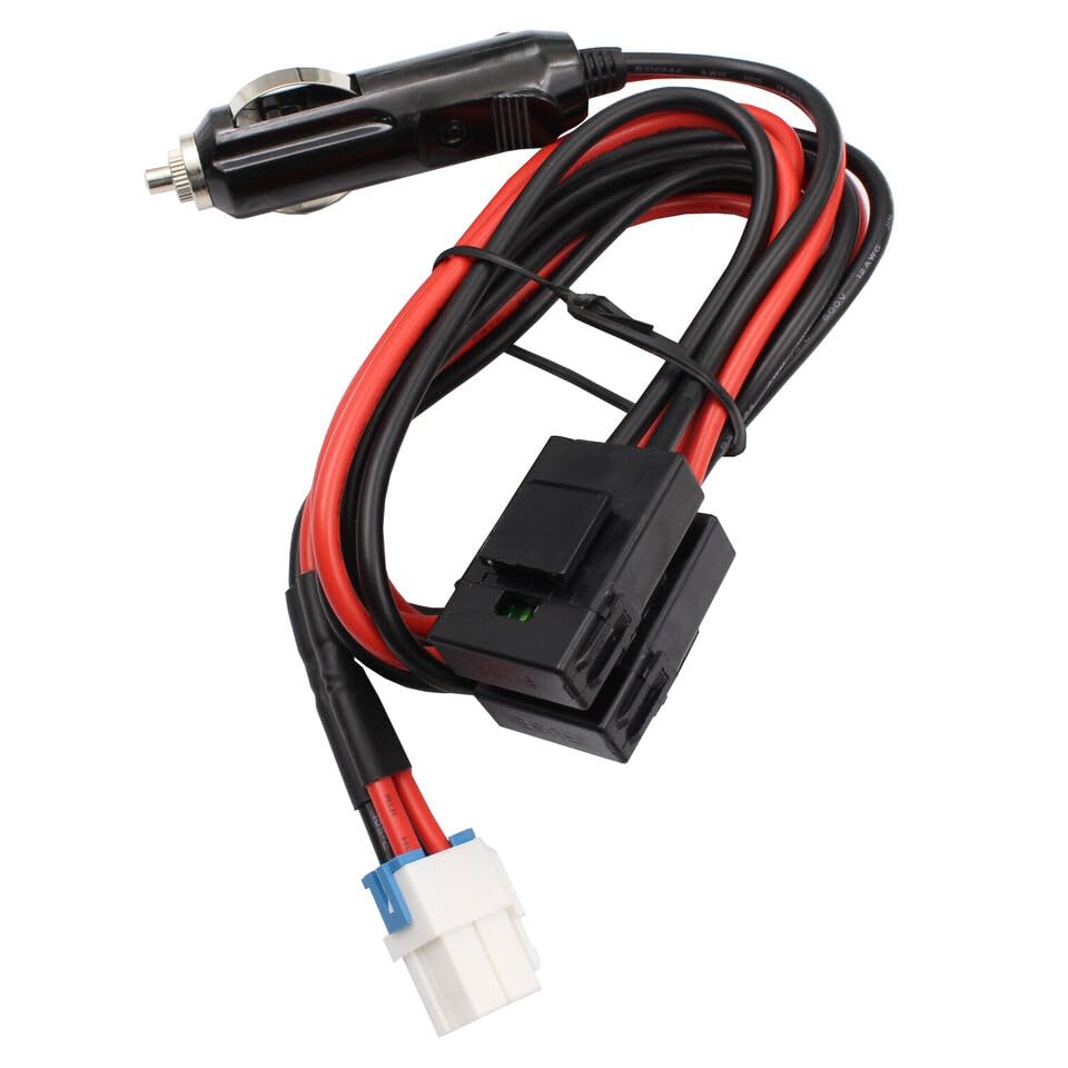 BAIMOQI Great Extension Cord Plug Socket 12V 24V with Battery Clamp,Battery Clip-On Car Adapter