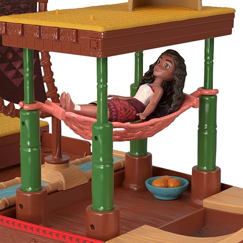 Canoa de aventuras Disney Vaiana 2 el regalo de cumpleaños infantil ideal con muñeca 5