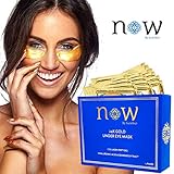 24K Gold Under Eye Patches | Revitalizing Eye Treatment with Collagen & Hyaluronic Acid | Under Eye Mask Moisturize, Reduce Dark Circles, Puffiness & Wrinkles | 15 Pair