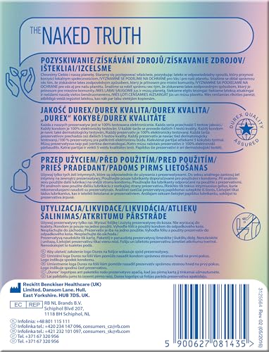 Miniatura 3 de Preservativos Invisibles Durex - Preservativos Extra Finos Para Una Sensación Intensa Durante El Acto Sexual Extra Sensitive, 24 Pcs.
