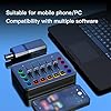 Docooler Podcast Equipment Bundle, Streaming Audio Interface Kit with Condenser Microphone, Noise Reduction, Live Sound Card Audio Mixer for Live Streaming, Singing, Recording (Glod) #3