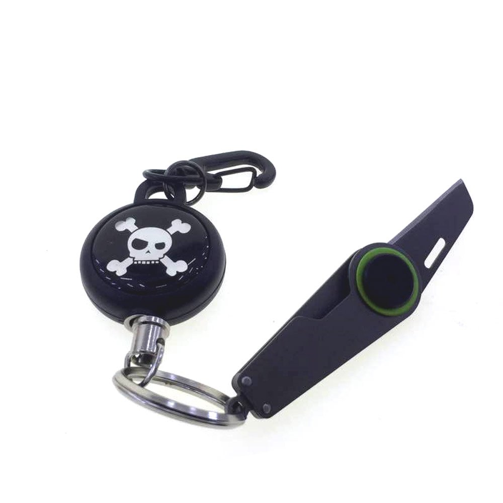 Skull Folding Pocketknives,Knives with Spring Key Chain