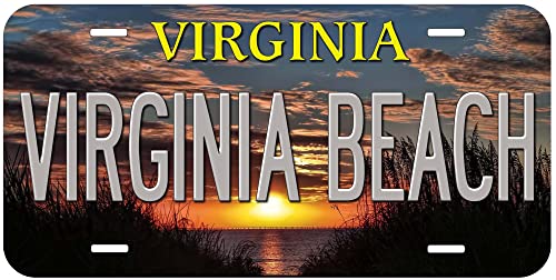 Virginia Beach VA TAG02 Novelty Car Auto License Plate