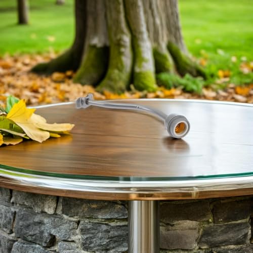 Accessoire pour lampadaire jardin robuste en fer noir E27 - 4