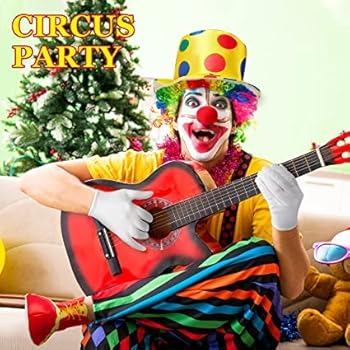 Parrucca E Naso Da Pagliaccio Colorato - Per Costumi Halloween E Festa