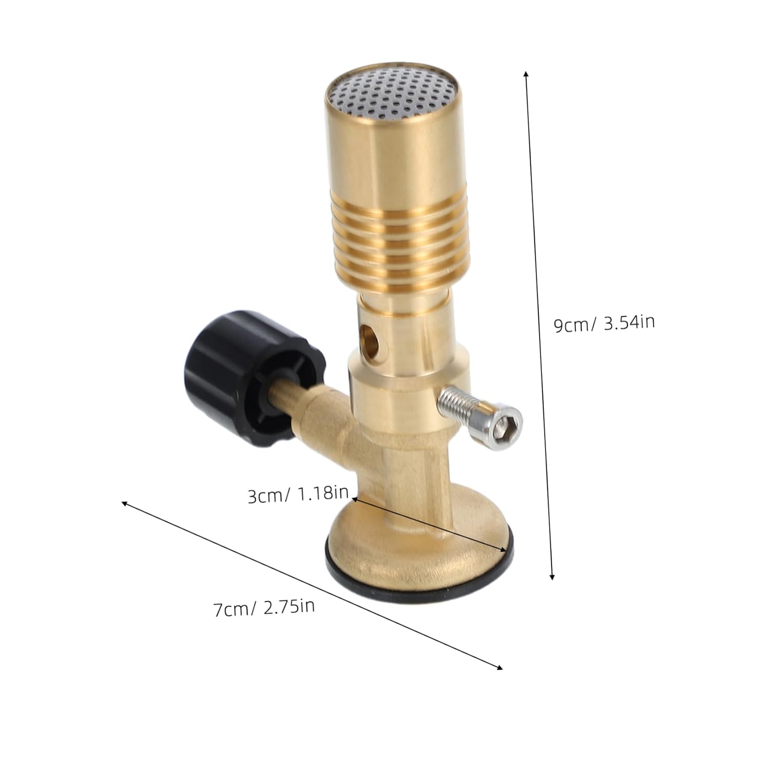 BESTOYARD Portable Burner Gas Blowtorch Premium Construction for Laboratory Heating and Combustion Applications Lightweight and Easy to Carry