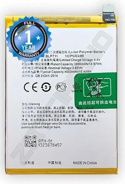 Image of Original BLP711 Battery for Oppo A1K / CPH 1923 Battery with 1 Year Warranty ****(N23)