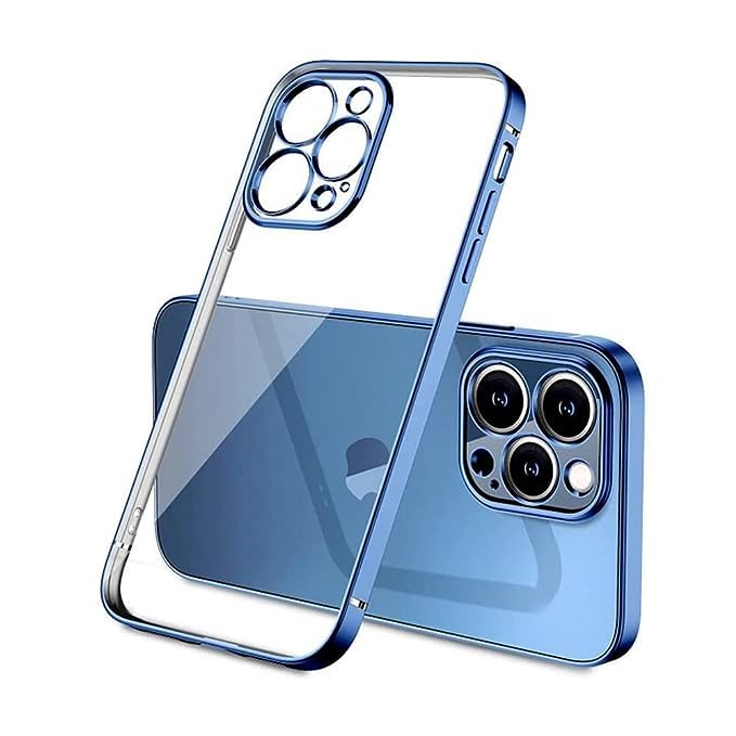 TechTrendz Full Protection Anti Slip Scratch Resistant Shockproof Electroplating Camera Protection Clear Soft Silicone TPU Slim Back Cover Compatible with iPhone 15 - Black (B0CK1RN8SZ) Amazon Price History, Amazon Price Tracker
