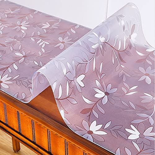 Necalisi Mantel impermeable, rectangular, fácil de limpiar, apto para decoración del hogar, cocina, 60 x 130 cm