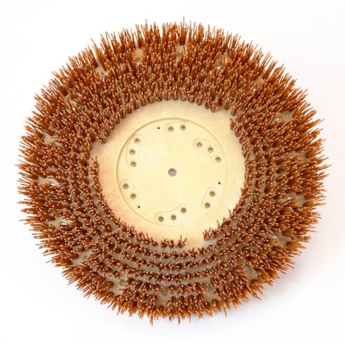 Global Industrial 641903OC 17 in. 70-46 Grit Scrub Brush for Concrete - Orange