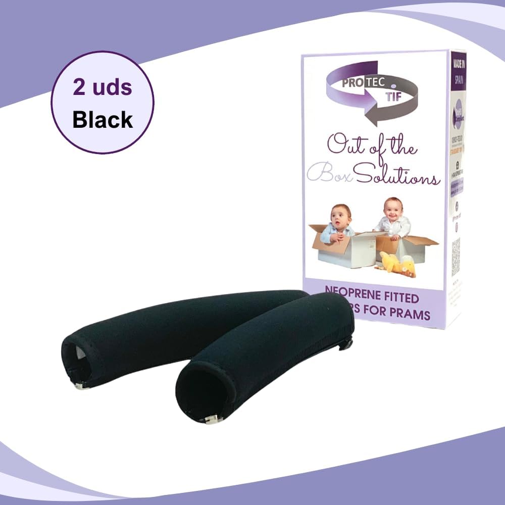 PROTEC TIF | Fundas Protectoras de Neopreno para Manillar Compatible con Bugaboo BEE (se colocan sobre la goma original)