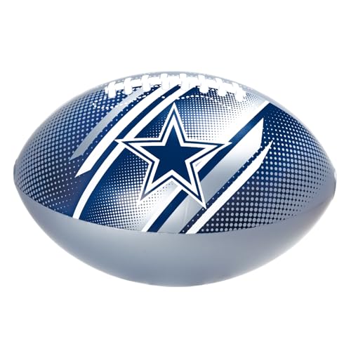 Image of BigMouth 18 inch Inflatable Pool Football Officially Licensed NFL Fan Gear Merchandise Beach Ball Games for Adults and Teens