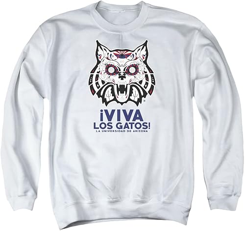 Miniatura 2 de University of Arizona Viva Los Gatos - Sudadera unisex con cuello redondo para adultos