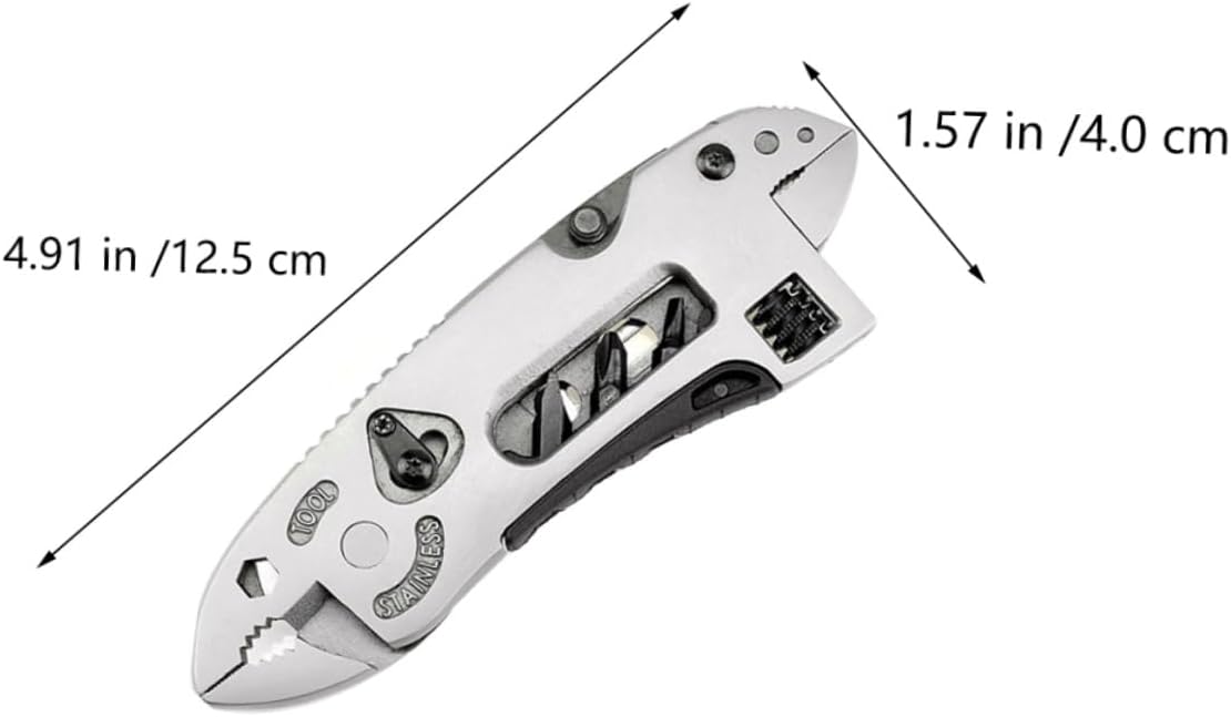 Multi-Tool Pliers Set Wire Cutters Survival Emergency Gear Portable Camping Wrench Tool for Outdoor Activities