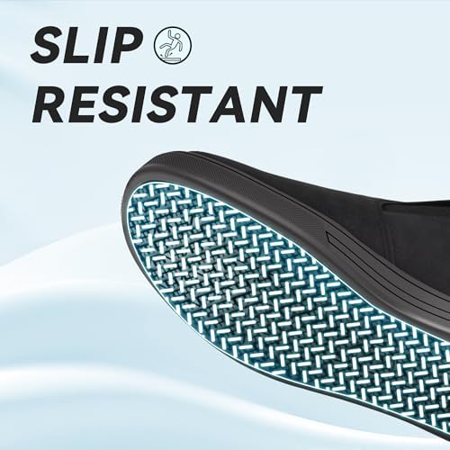 SUADEX Mens Slip On Shoes - Waterproof Arch Support