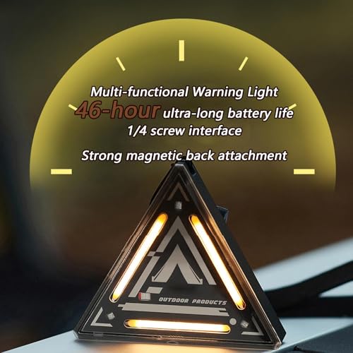 Lampe triangle de signalisation contre le manque de visibilité