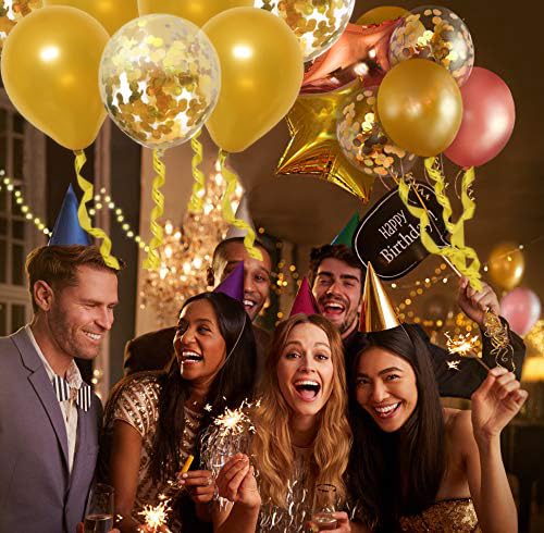 image for TONIFUL Curling Ribbon-Gold Gold Balloon Curling Ribbons-250 Yards Bal