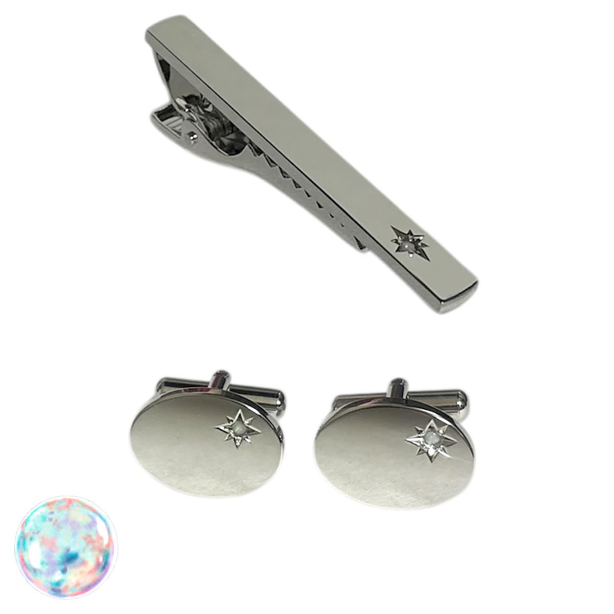 RyuichiSILVER / K18刻印ありパール ネクタイピン＆カフス Amazon | 鎌倉カフス工房 選べる誕生石ネクタイピン（タイバー） jt001
