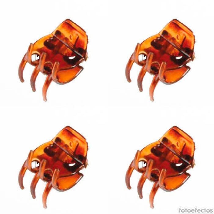 4 pcs pinza pulpo para el pelo de carey, pack de 4 pinzas de garra para el pelo
