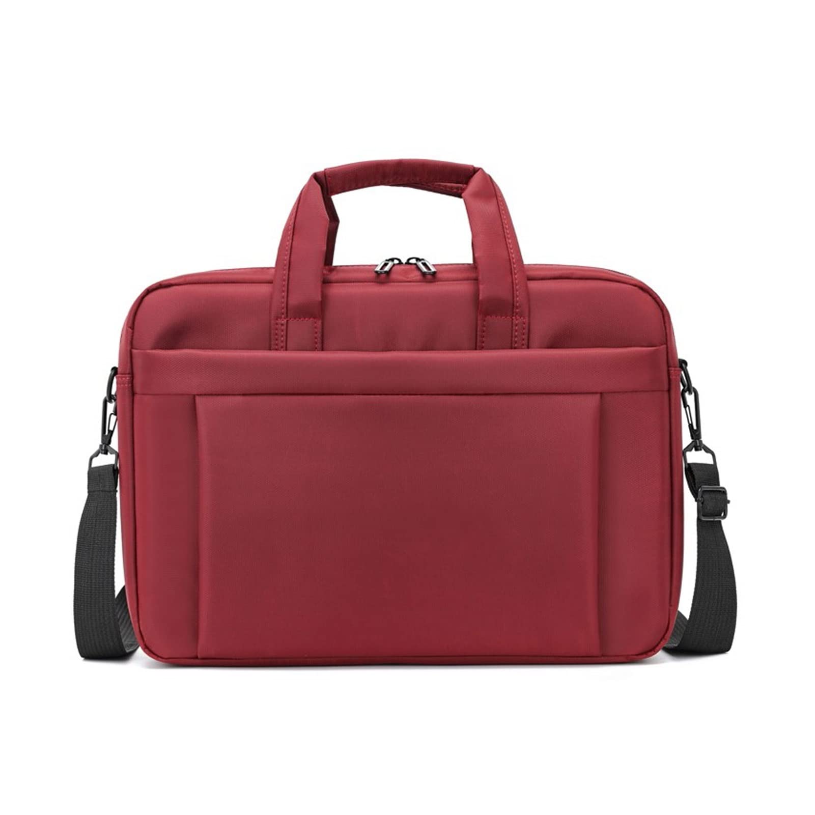 caihuashopping Klasyczna torba na laptopa biznesowa aktówka moda torba na ramię torba kurierska jednolity kolor nylon biuro duża pojemność torebka torba na laptopa pokrowiec na tablet (kolor: 1, rozmiar: L)