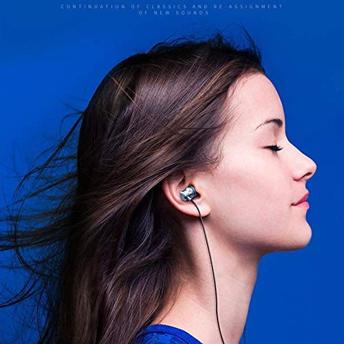 Image of Tessco (CH-235) Wired Earphones with Extra Bass, Noise Canceling Support, Built-in Mic & Volume Control (Silver)