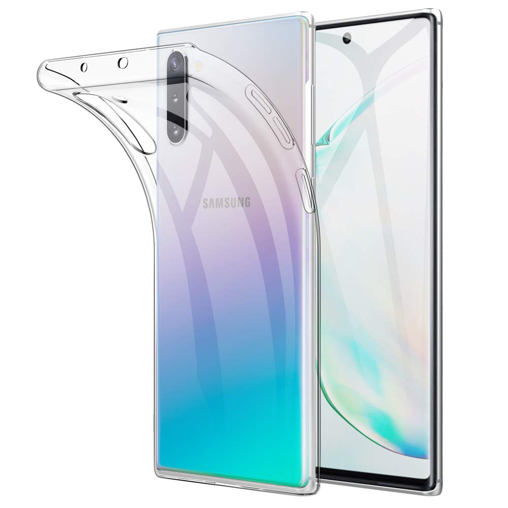 Beetop Samsung Galaxy Note 10 Protective Case Ultra Thin Transparent Soft Silicone TPU Back Cover for Samsung Galaxy Note 10 - Transparent