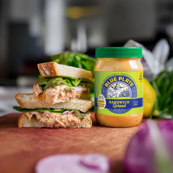Image of Blue Plate Mayonnaise Sandwich Spread, 15 Fl Oz Jar (Pack of 1)