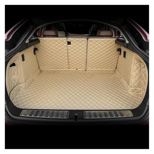 Tapis de coffre intégral Kia K5 beige 2016-2019 revêtement luxe haute résistance