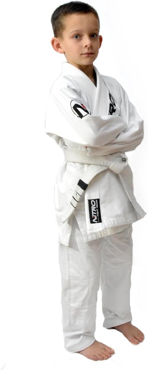Kids Evolution Brazilian Jiu Jitsu Gi | Lightweight | IBJJF Approved Kids BJJ Gi (Belt not included)