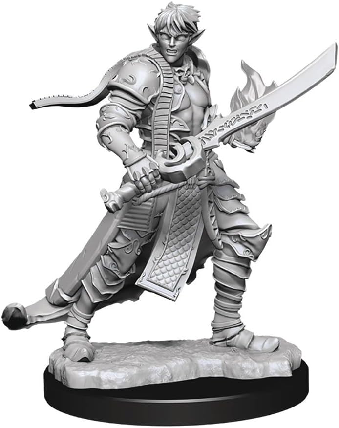 WizKids Pathfinder Deep Cuts Unpainted Miniatures: Wave 11: Male Elf Magus