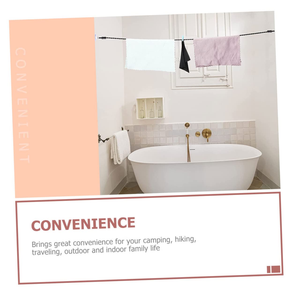 Cabilock 4 Set Di Stendibiancheria Da Viaggio Appendini Estensibili E Portatili Antivento Per Casa Campeggio Stendibiancheria 2 Pezzi*4