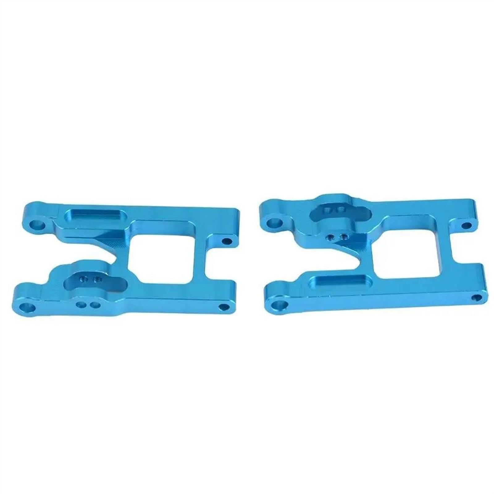 INJORA – 2 Bras De Suspension Avant Aluminium CNC – Pour Wltoys 12428 / FY03 – Bleu, Léger, Anticorrosion, Pièce Upgrade RC