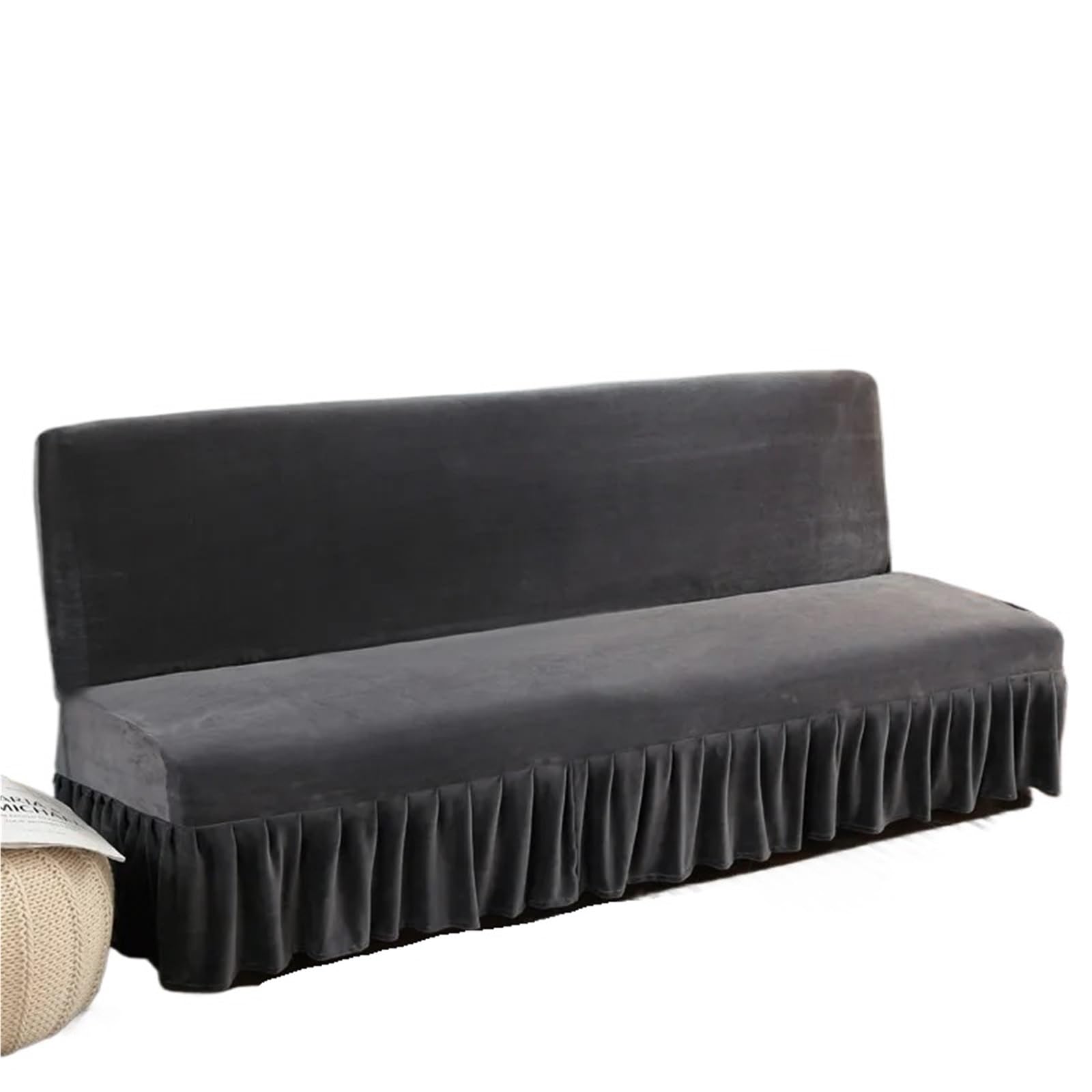 Housse de canapé-lit futon en velours de qualité supérieure