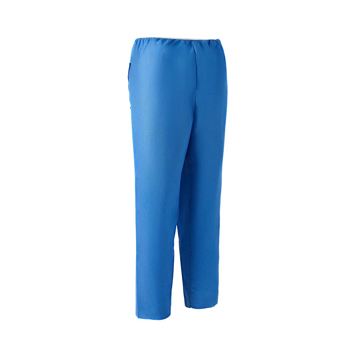 Medline Unisex Disposable Scrub Pants, Blue, X-Large