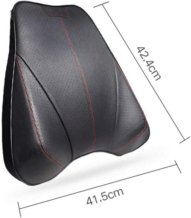 Lumbar Pillow Car Waist Support Waist Memory Cotton Car Interior Car Leather Car(D)