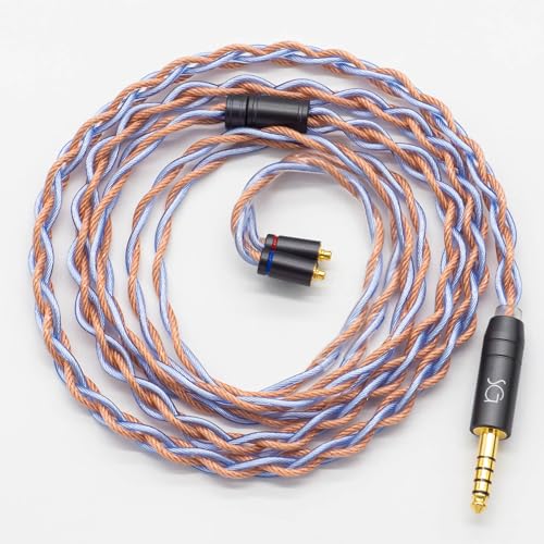 SoundsGood Livyatan ���r���^�� 4�c �n���h���C�h ���P�[�u�� �⃁�b�L���_�f�� + �����x�P������ �C���z�� �A�b�v�O���[�h �P�[�u�� �����P�[�u�� SE215 SE315 SE425 SE535 SE846 (MMCX-4.4mm)