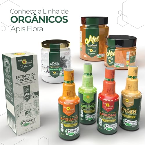 Apigen Orgânico - Própolis, Mel e Gengibre Spray 30 mL - BR, Apigen Orgânico Apis Flora