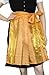 Mini Dirndl Tablier Costume traditionnel Tablier dans la couleur orange/jaune - Multicolore - 40
