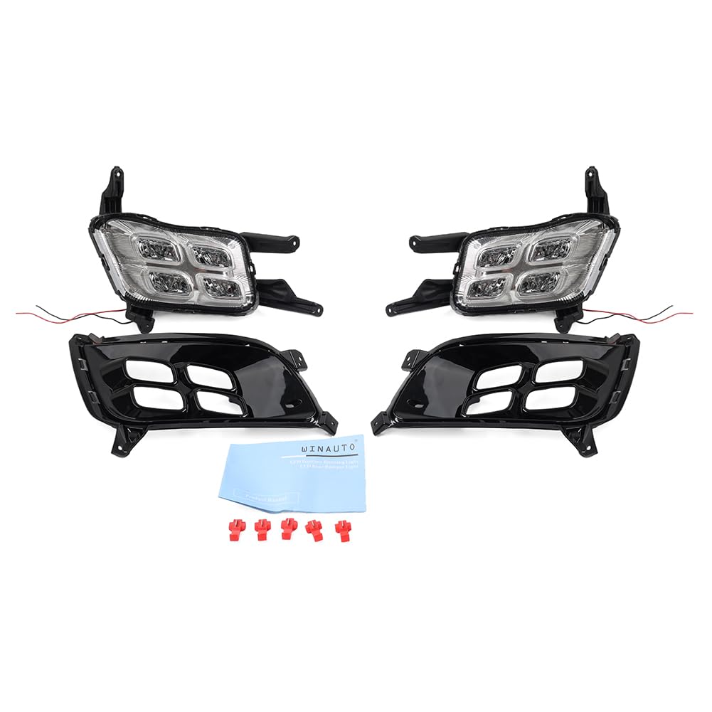 Liru Front Fog Light Daytime Running Lights Driving Lamps ABS for KIA Optima K5 14-2015 2 Pcs