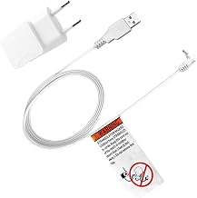 HelloBaby Official USB Charger for HB6550/HB6550-2/HB6560/HB6250 Monitor Power Adapter for HB6550 and HB6560 Models Replacement USB Charging Cable for HB6550