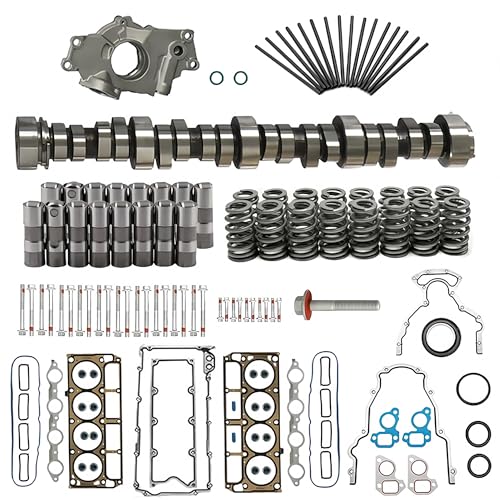 Sloppy Mechanics Stage 2 Cam Lifters Kit Head Gasket Set Oil Pump Fit For Trucks/SUVs,LS1 LS2 LS3 LS6 LS7 4.8L 5.3L 5.7L 6.0L 6.2L LS +7.400 1997-2013 E1840P 12499225
