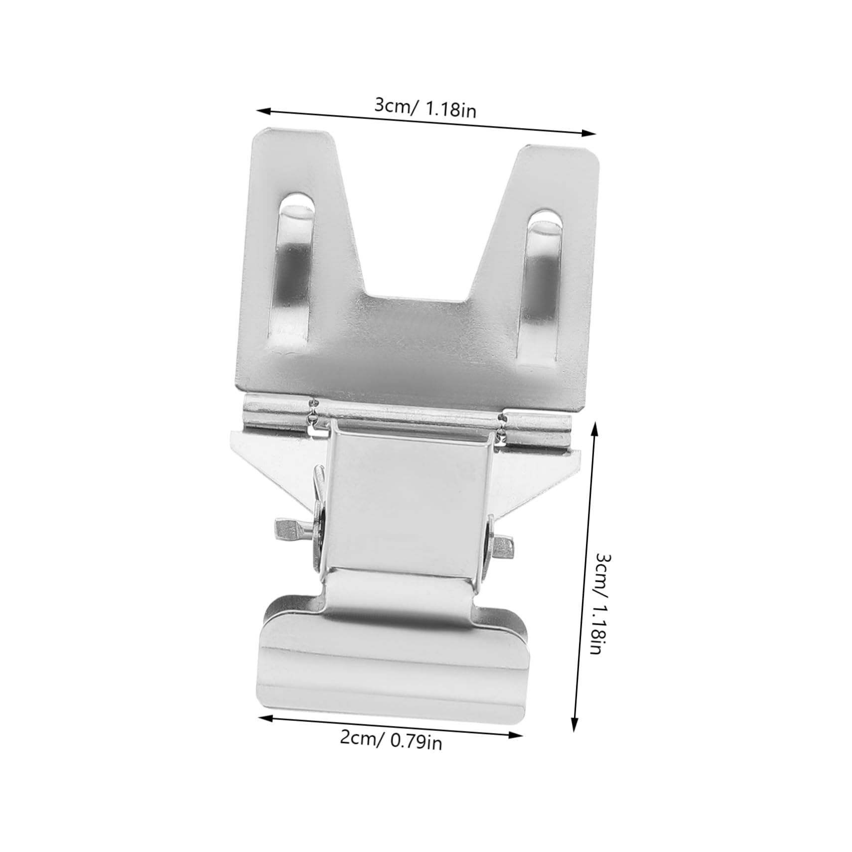 DIYEAH 6pcs Iron Plating Tag Clips Sign Clip Holders for Supermarkets Label Clamps