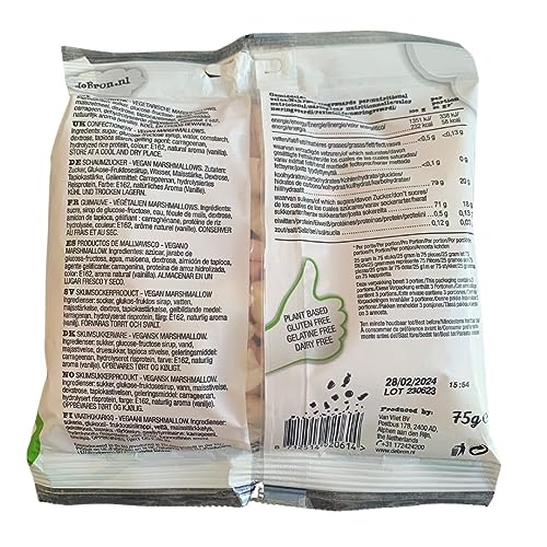 De Bron, lifestyle Candy vegane Mini Marshmallows, 1er Pack, (1x 75g)