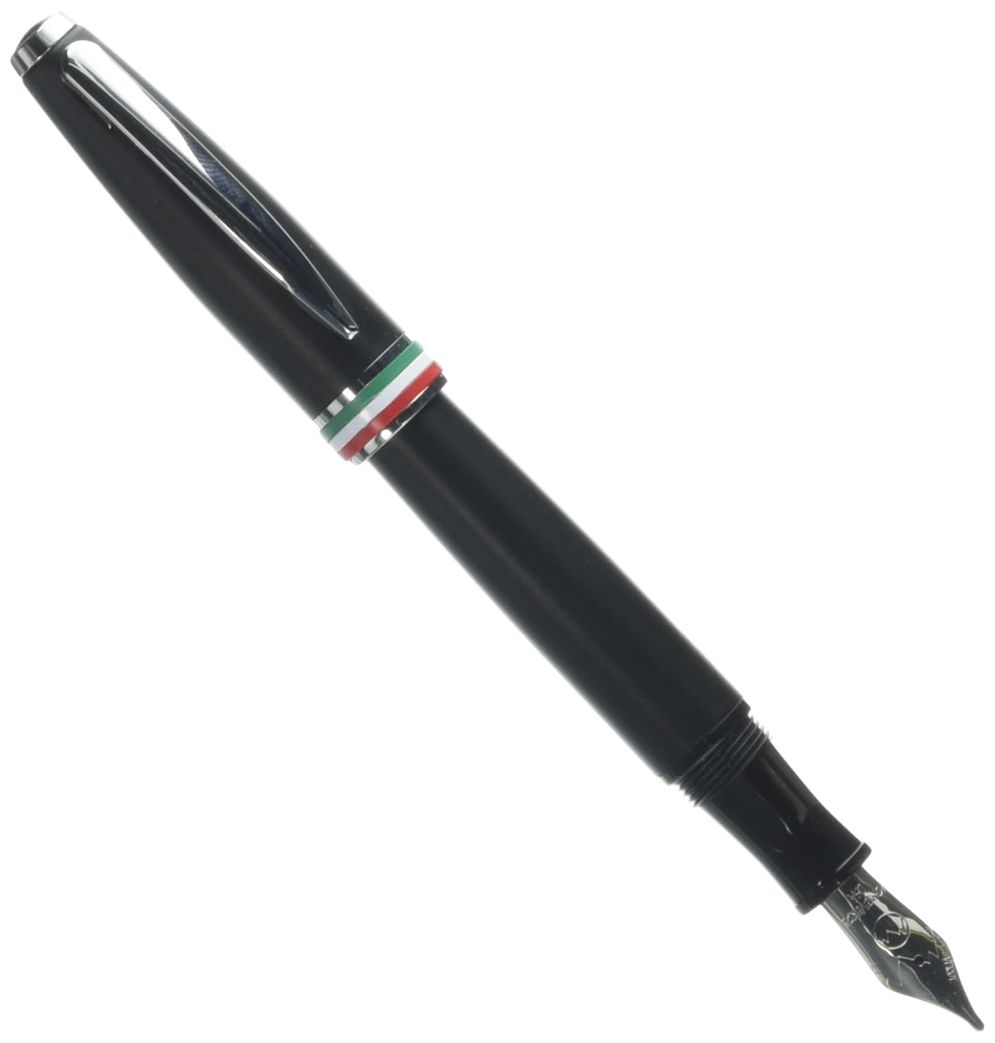 MONTEVERDE USA Aldo Domani Italia - Penna stilografica (nero opaco) - Stub - Penna di lusso per uomini e donne, ufficio, lavoro, scuola, regalo