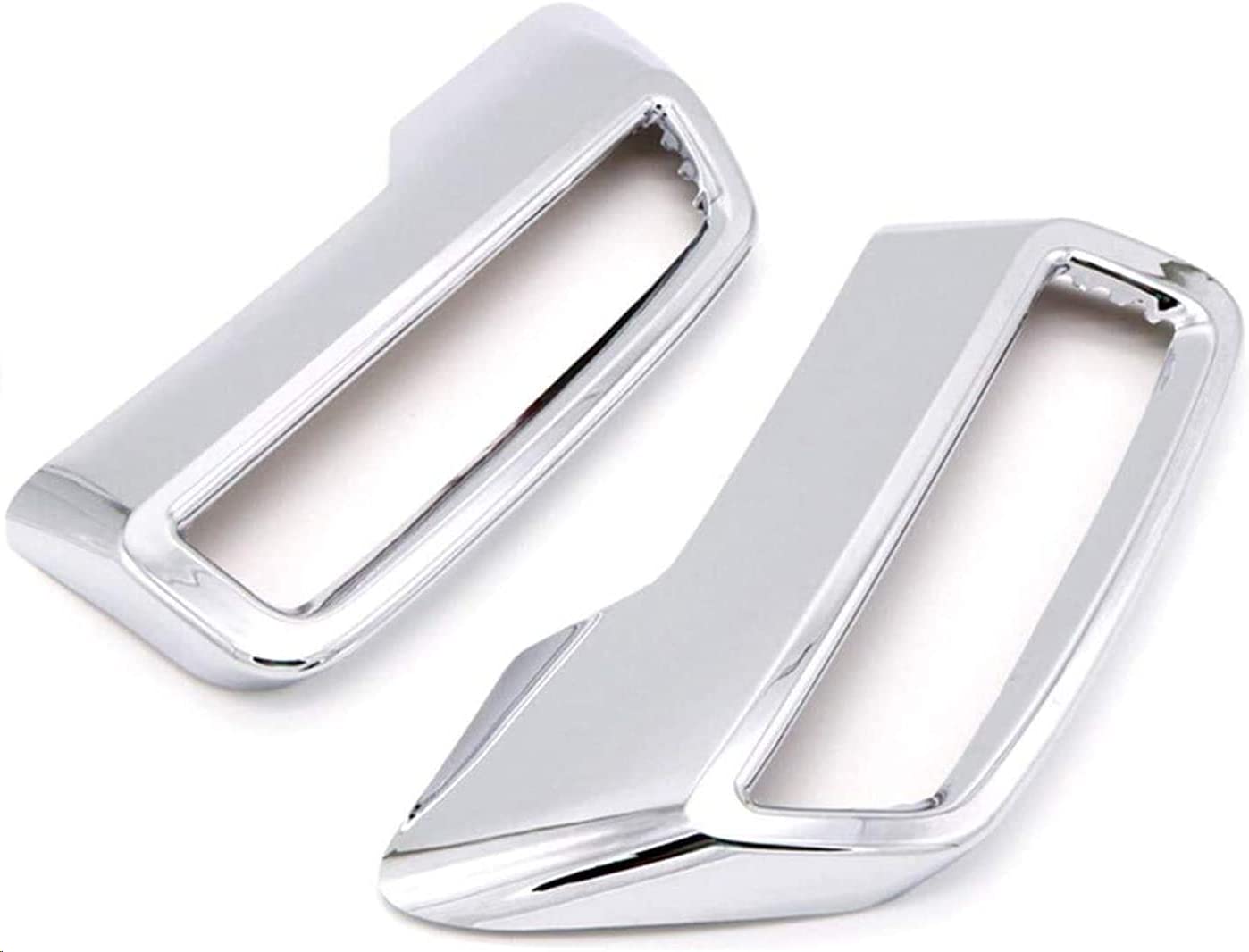 Cornice decorativa di copertura e finiture per terminale di scarico in ABS argentato, accessori auto per 3008 4008 5008 2017-2021