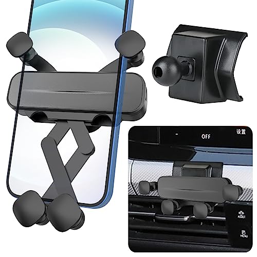 LUNQIN Car Phone Holder Mount for 2022 2023 2024 Golf GTI R MK8 Auto Accessories Interior Decoration Mobile Cell Smartphone Bracket