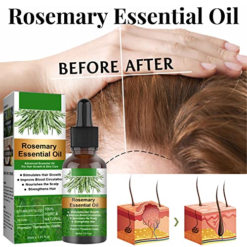 30ml Rosemary Hair Growth ential Oil Hair Loss Nourish Scalp Strengthen Hair