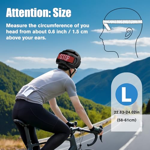 Smart Bike Helmet with Light: Bicycle Helmets for Adult