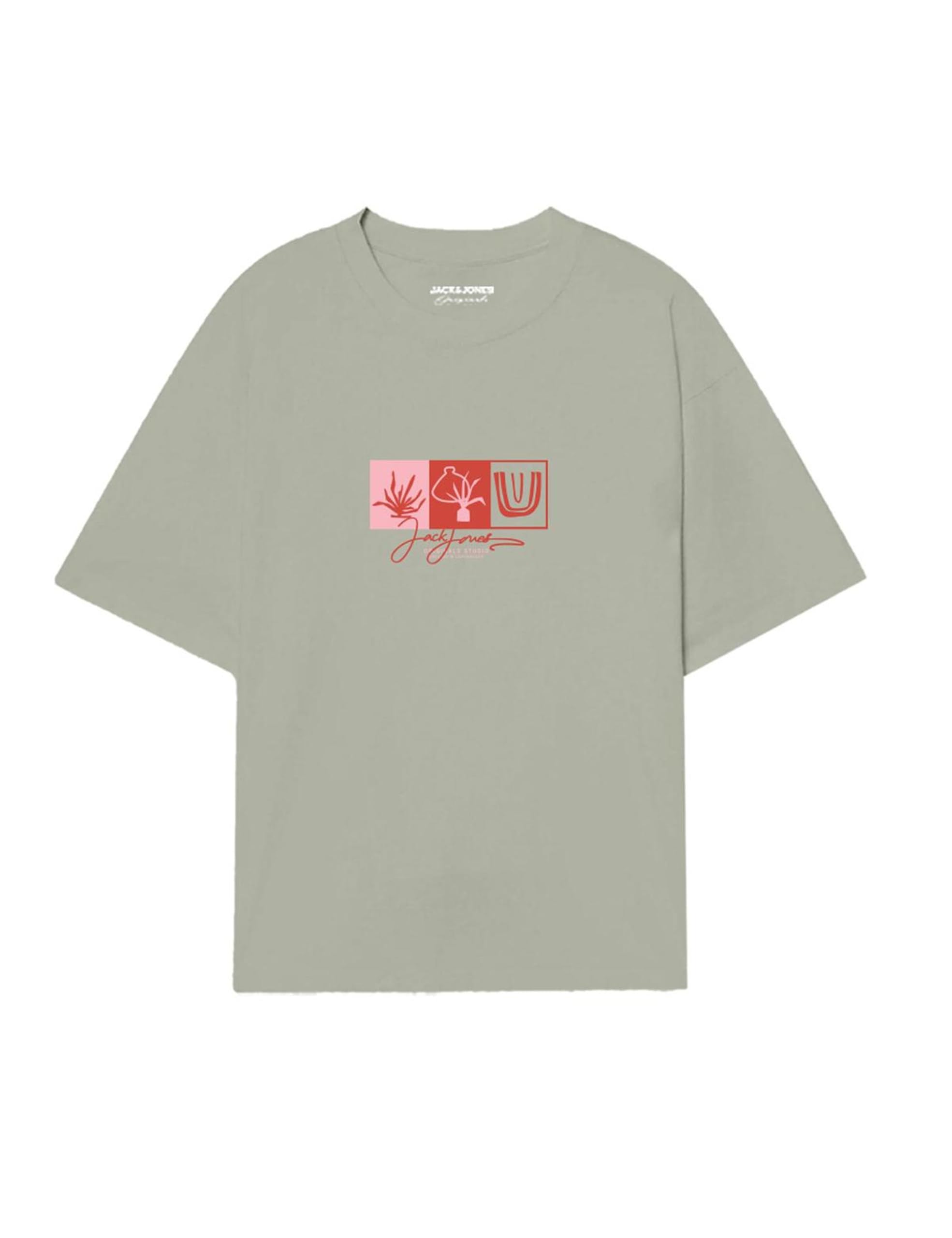 JACK & JONES Jorcanggu Front Tee Ss Crew Neck FST