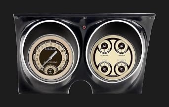 Classic Instruments CAM67NT Nostalgia Vt Direct Fit Gauge Set Compatible with 1967 Camaro